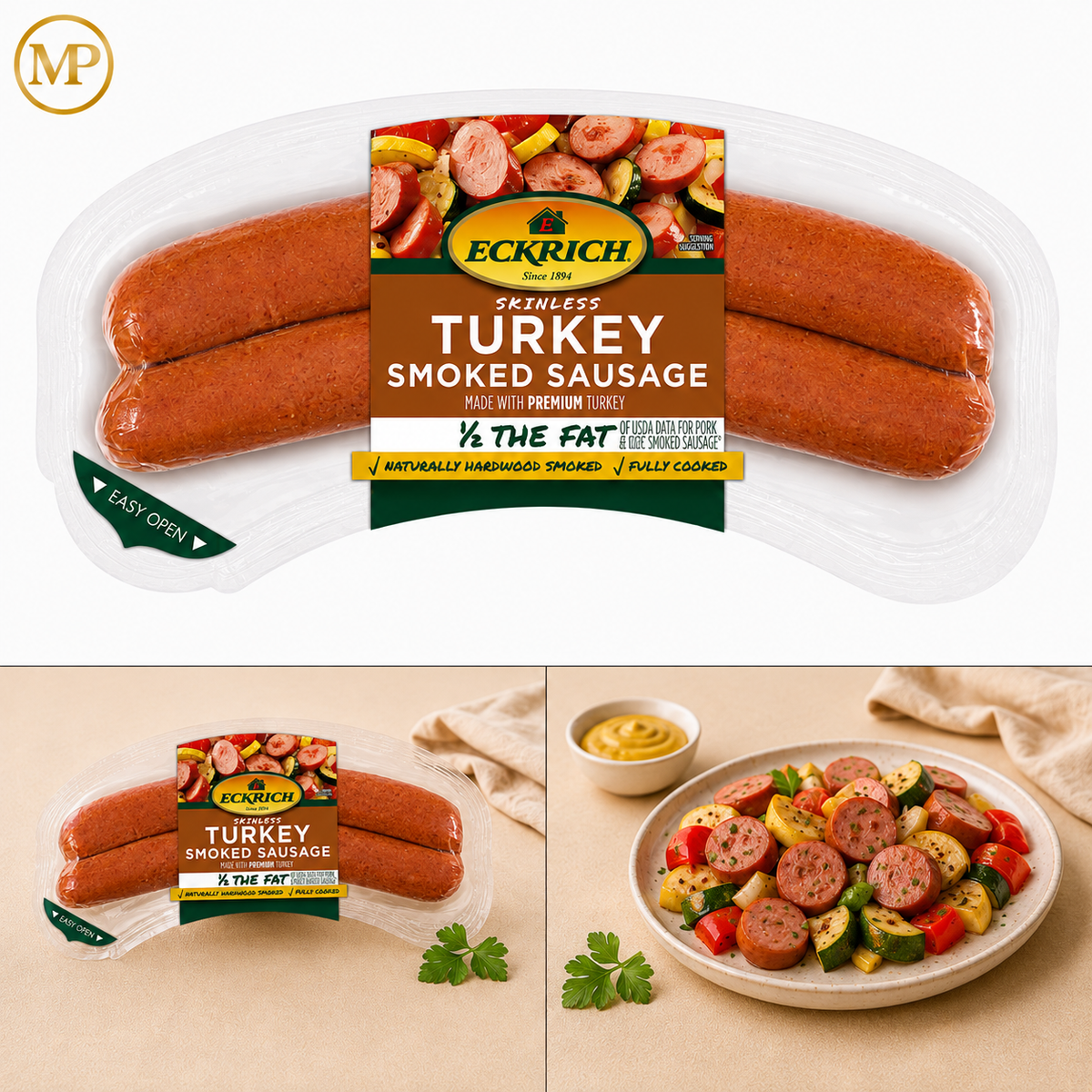 Eckrich Beef Or Turkey Sausage